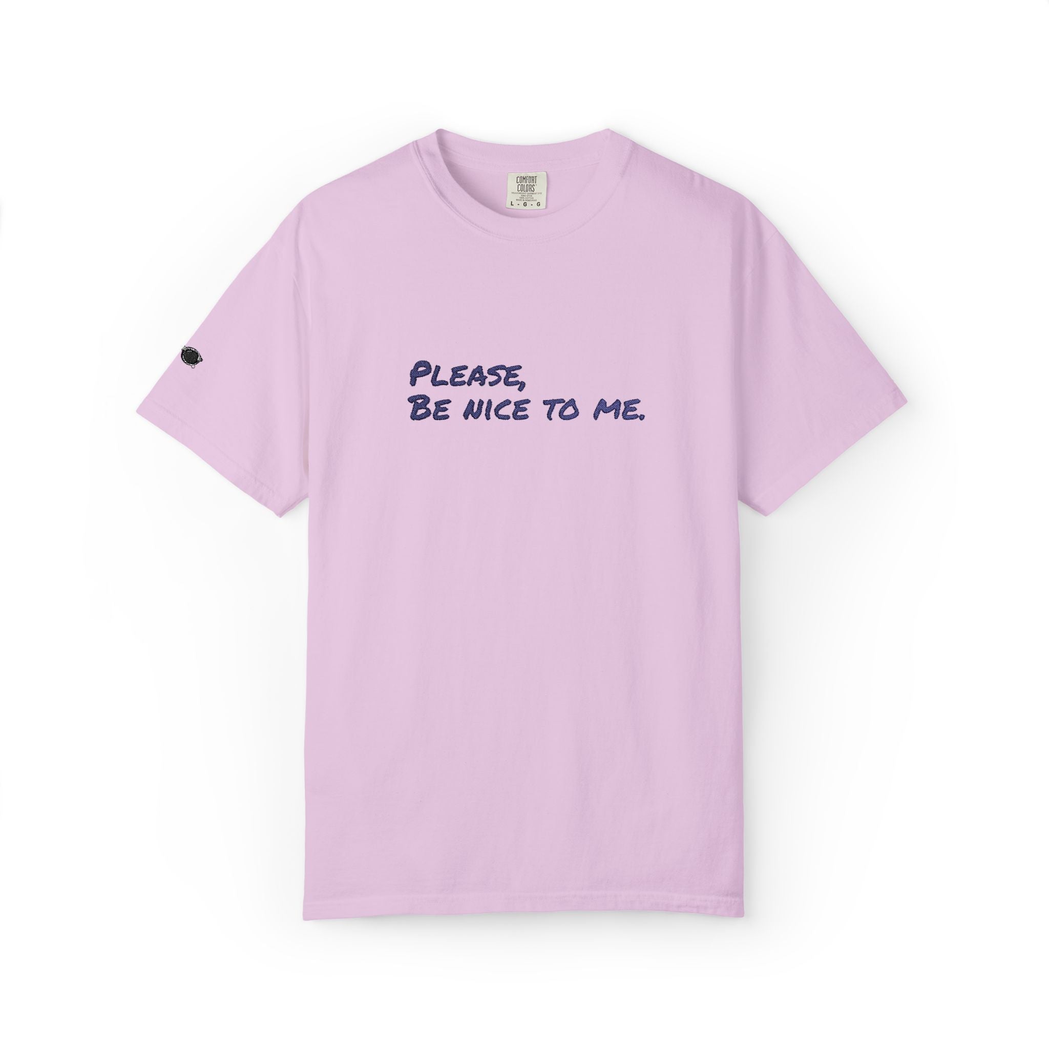 Be Nice Embroidered T-Shirt