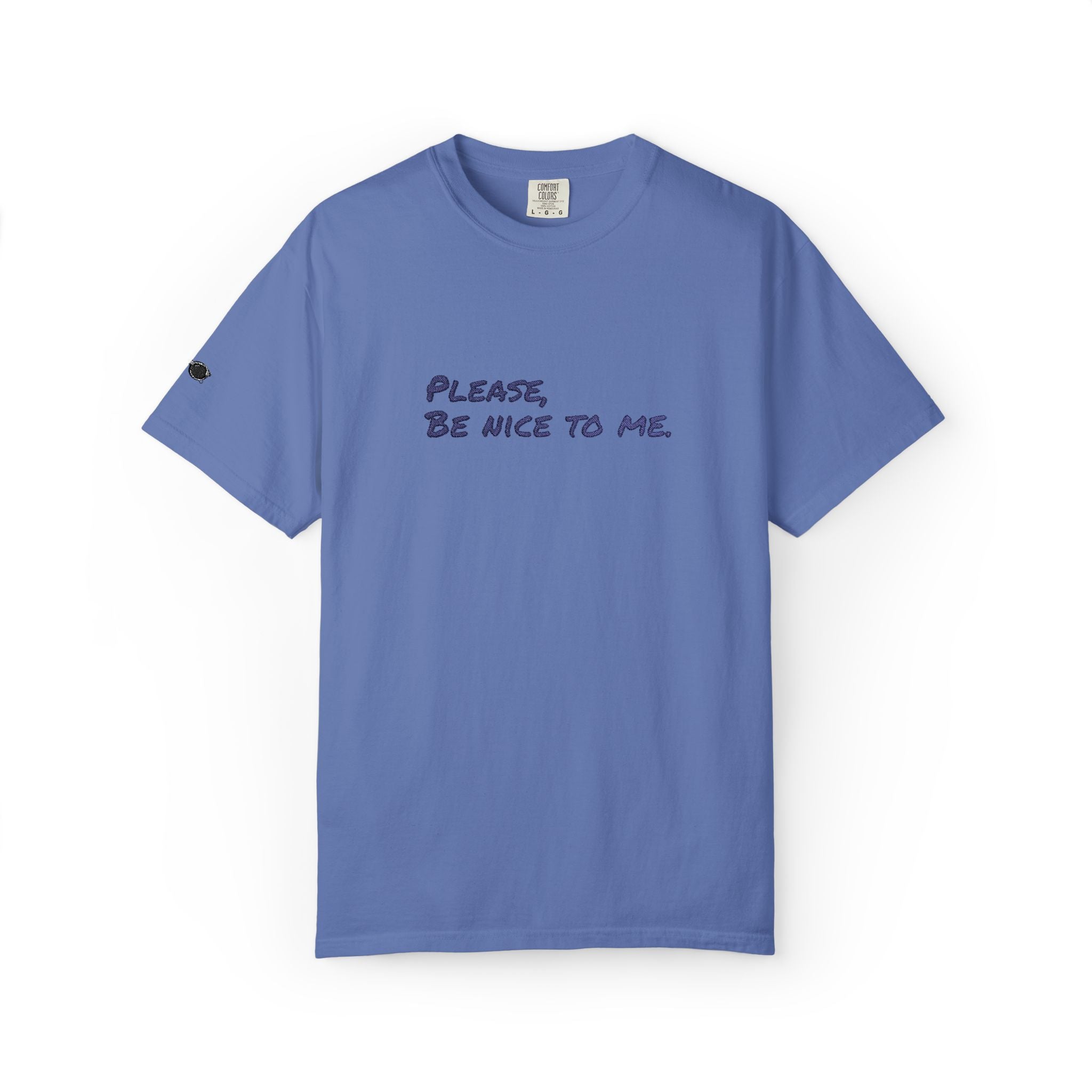Be Nice Embroidered T-Shirt