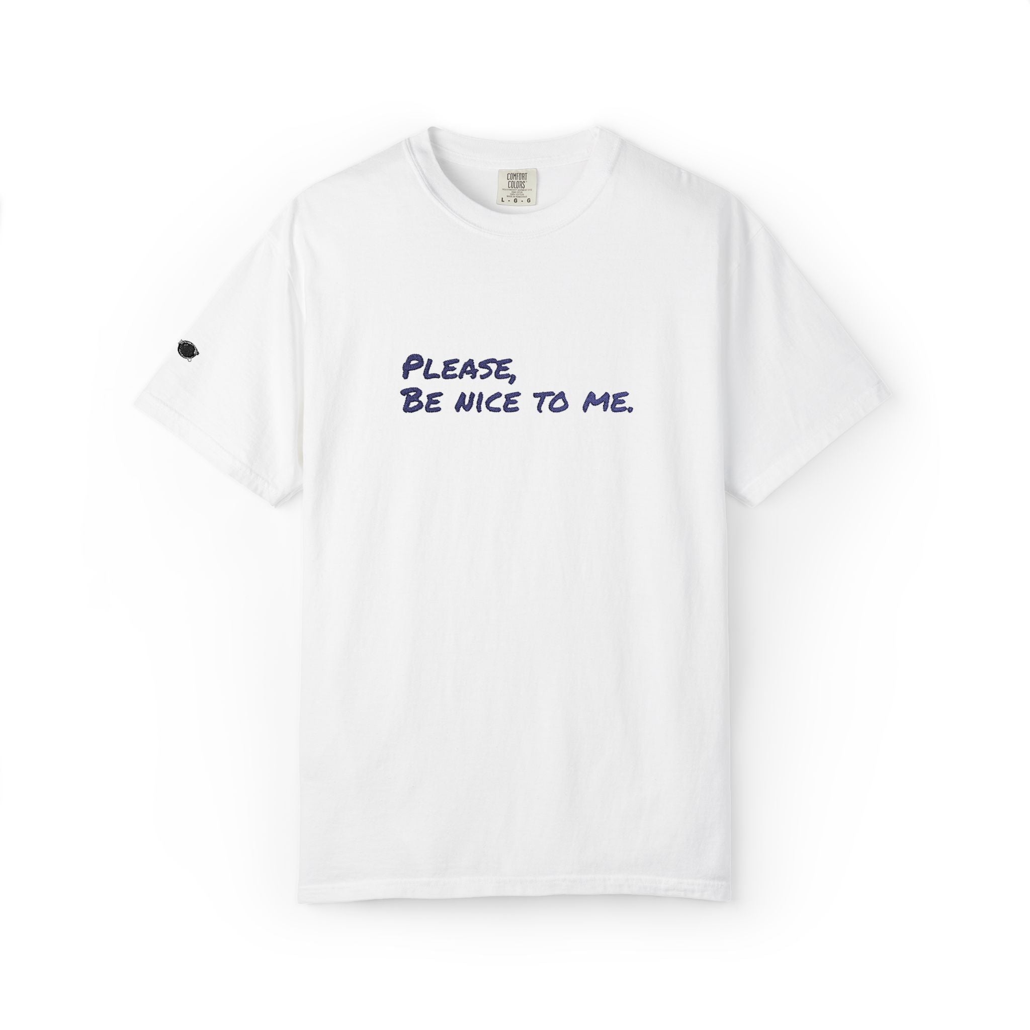 Be Nice Embroidered T-Shirt