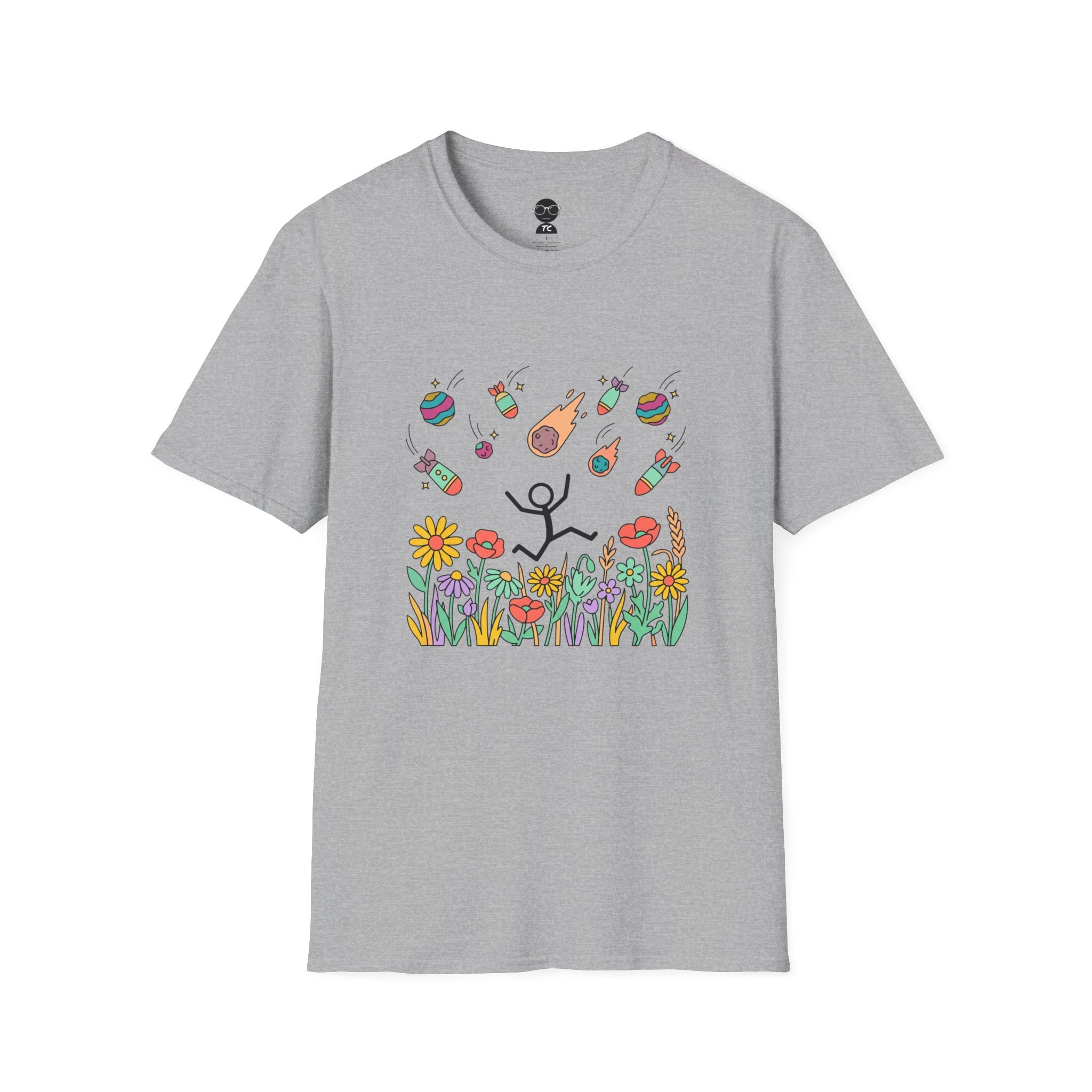 Spring Joy Floral T‑Shirt