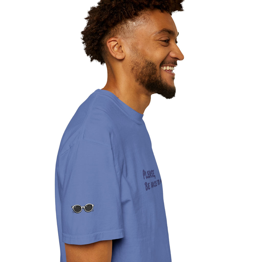 Be Nice Embroidered T-Shirt