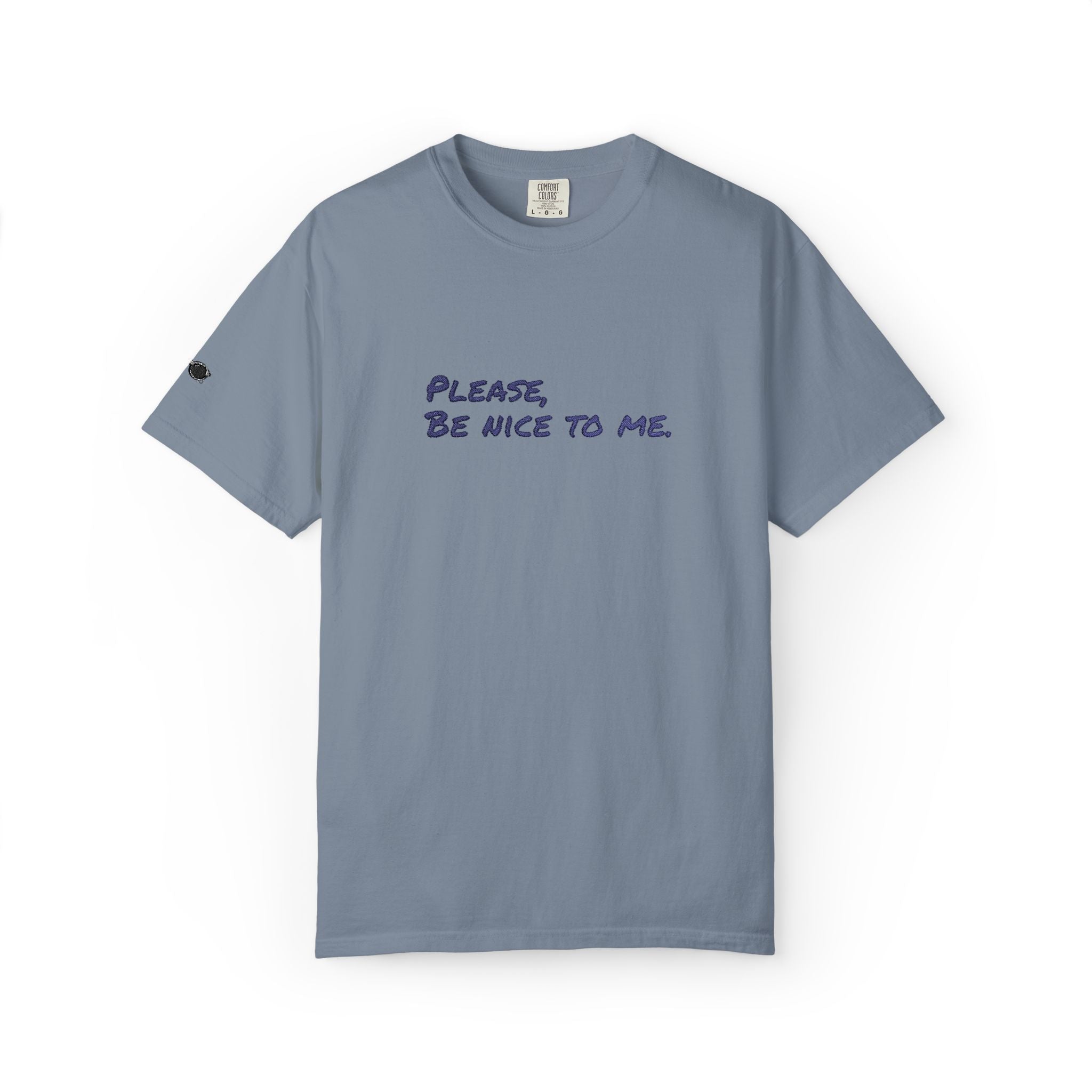 Be Nice Embroidered T-Shirt