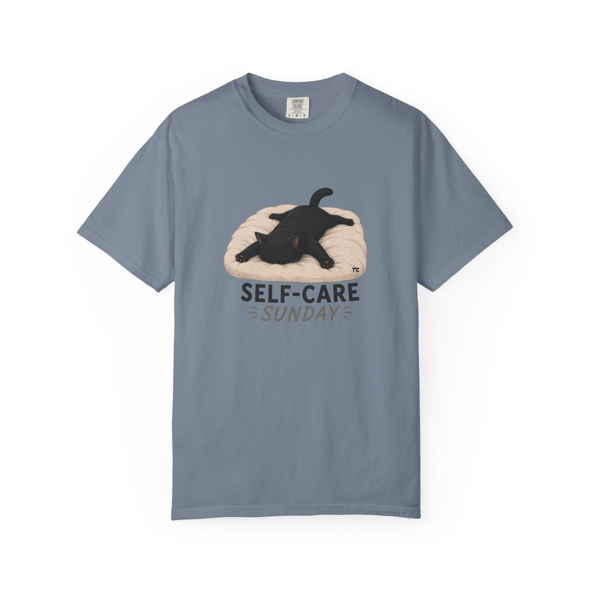 Self-Care Sunday Cat T-Shirt