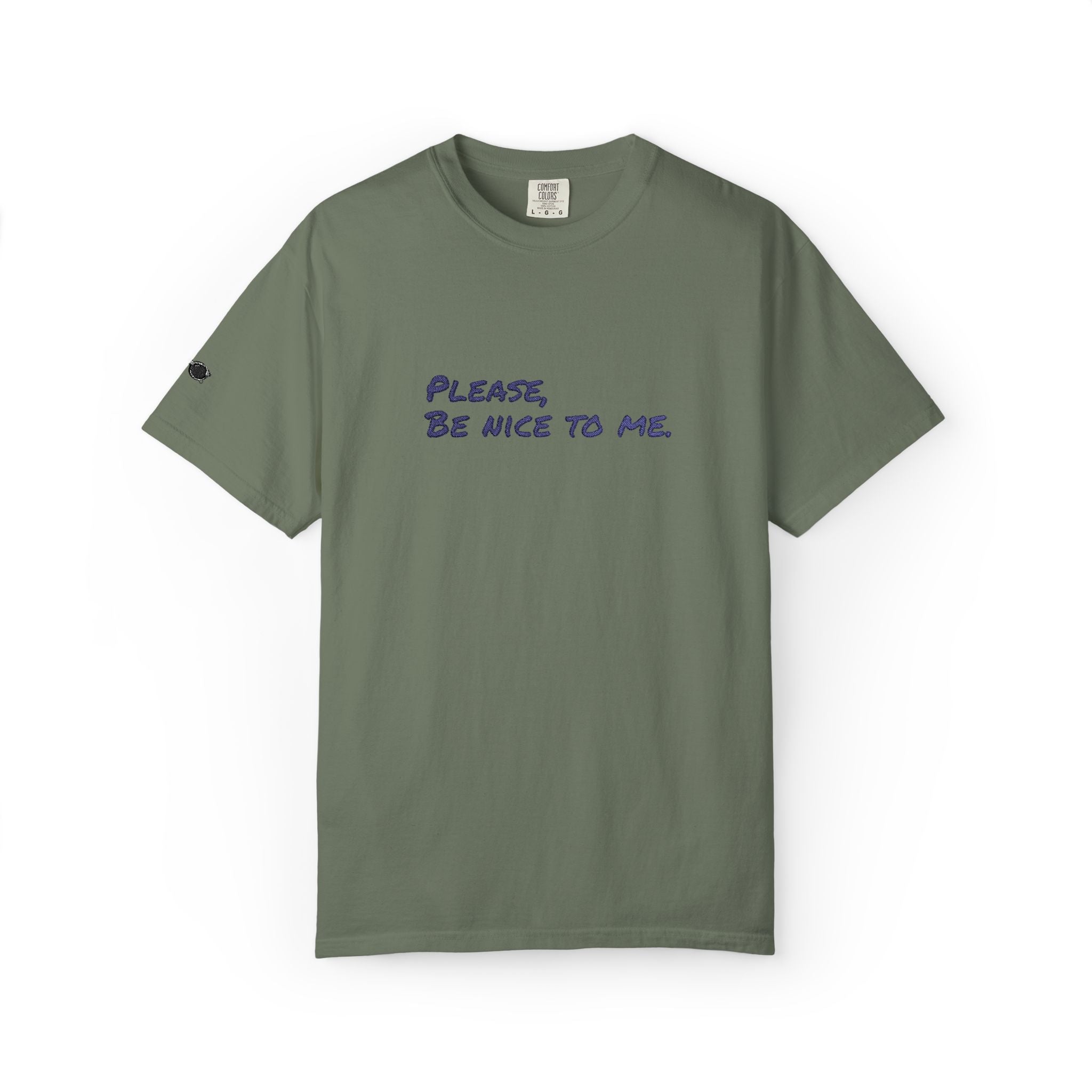 Be Nice Embroidered T-Shirt