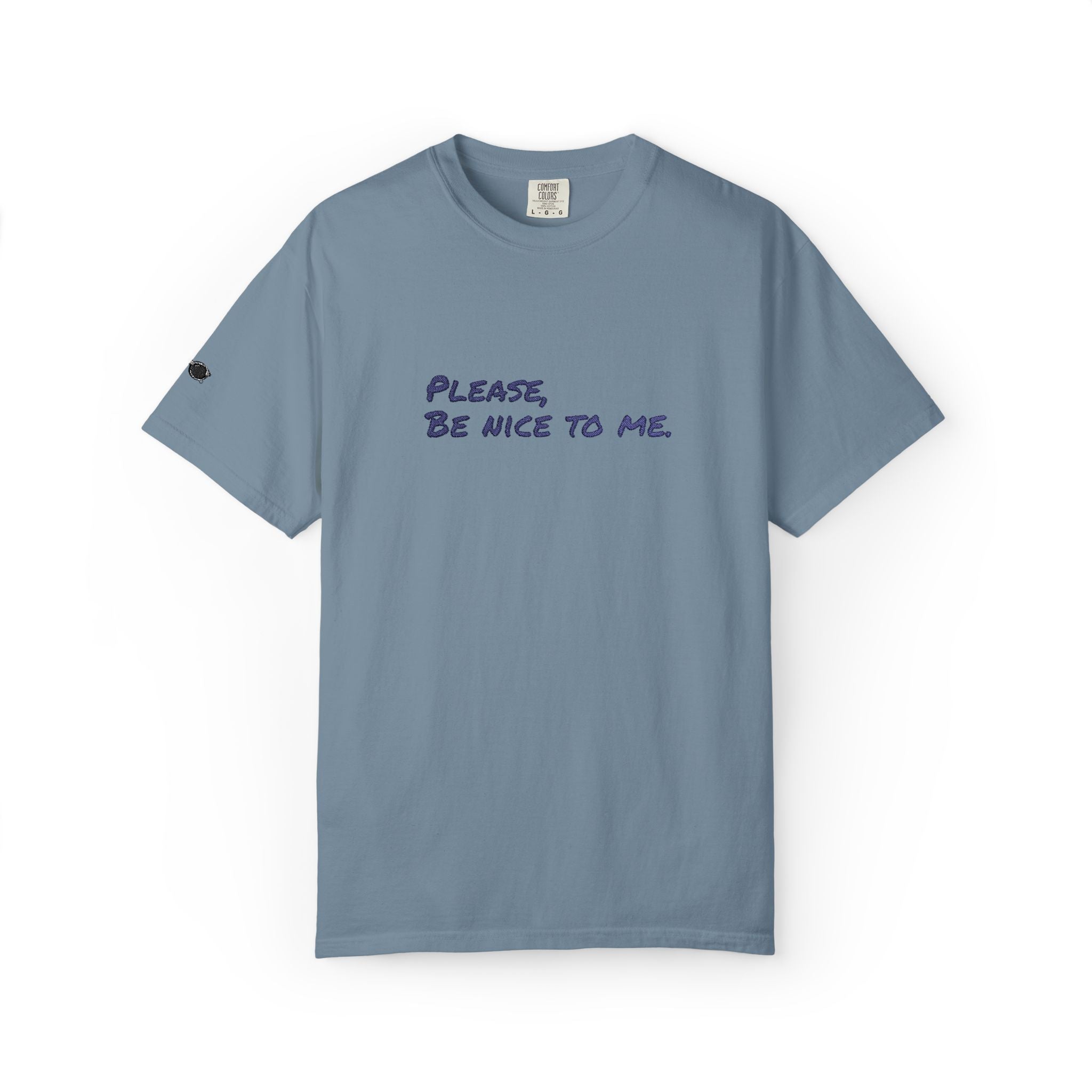 Be Nice Embroidered T-Shirt