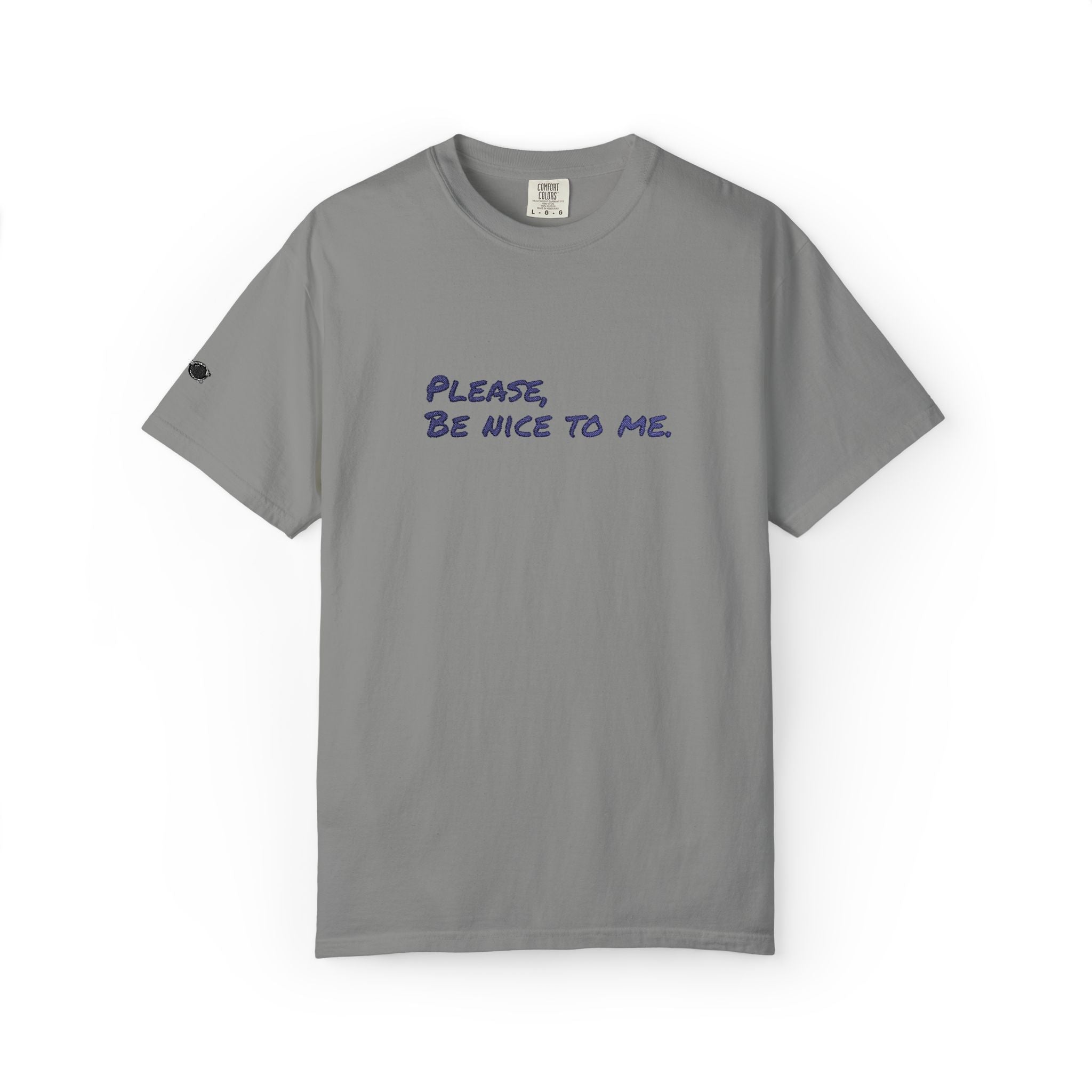 Be Nice Embroidered T-Shirt