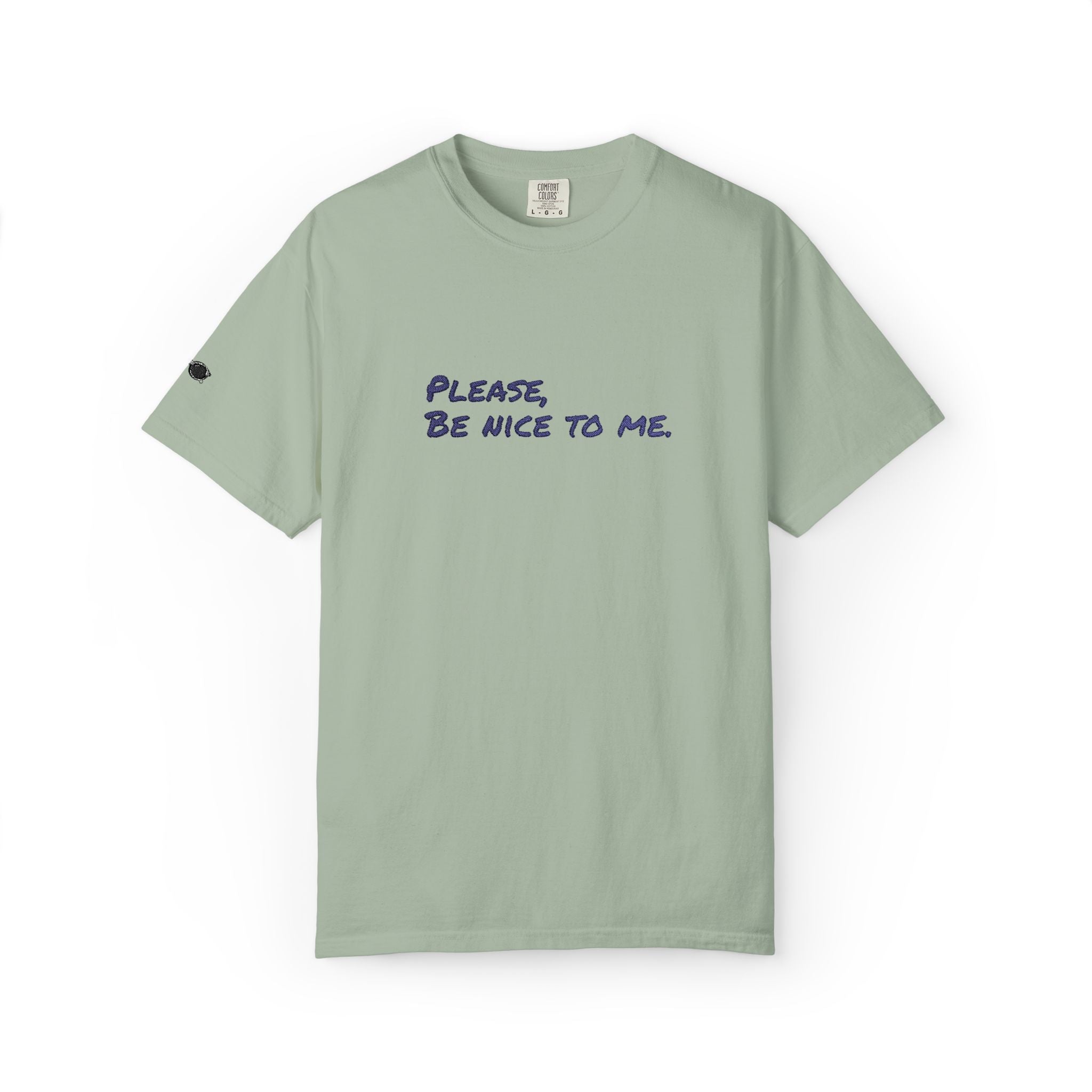 Be Nice Embroidered T-Shirt