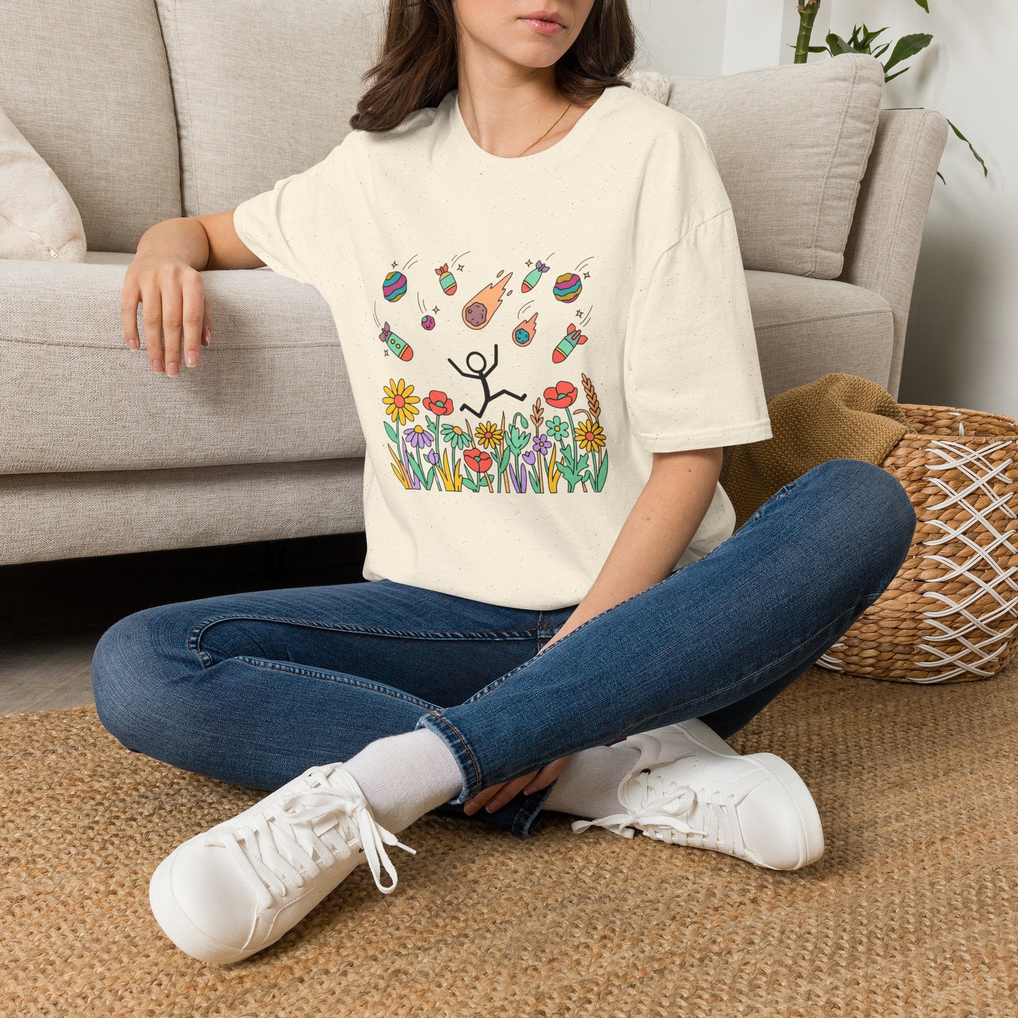 Spring Joy Floral T‑Shirt