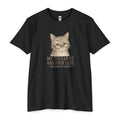 Pet Lover T-Shirt — "My Therapist Has Four Legs" Paw Print Tee