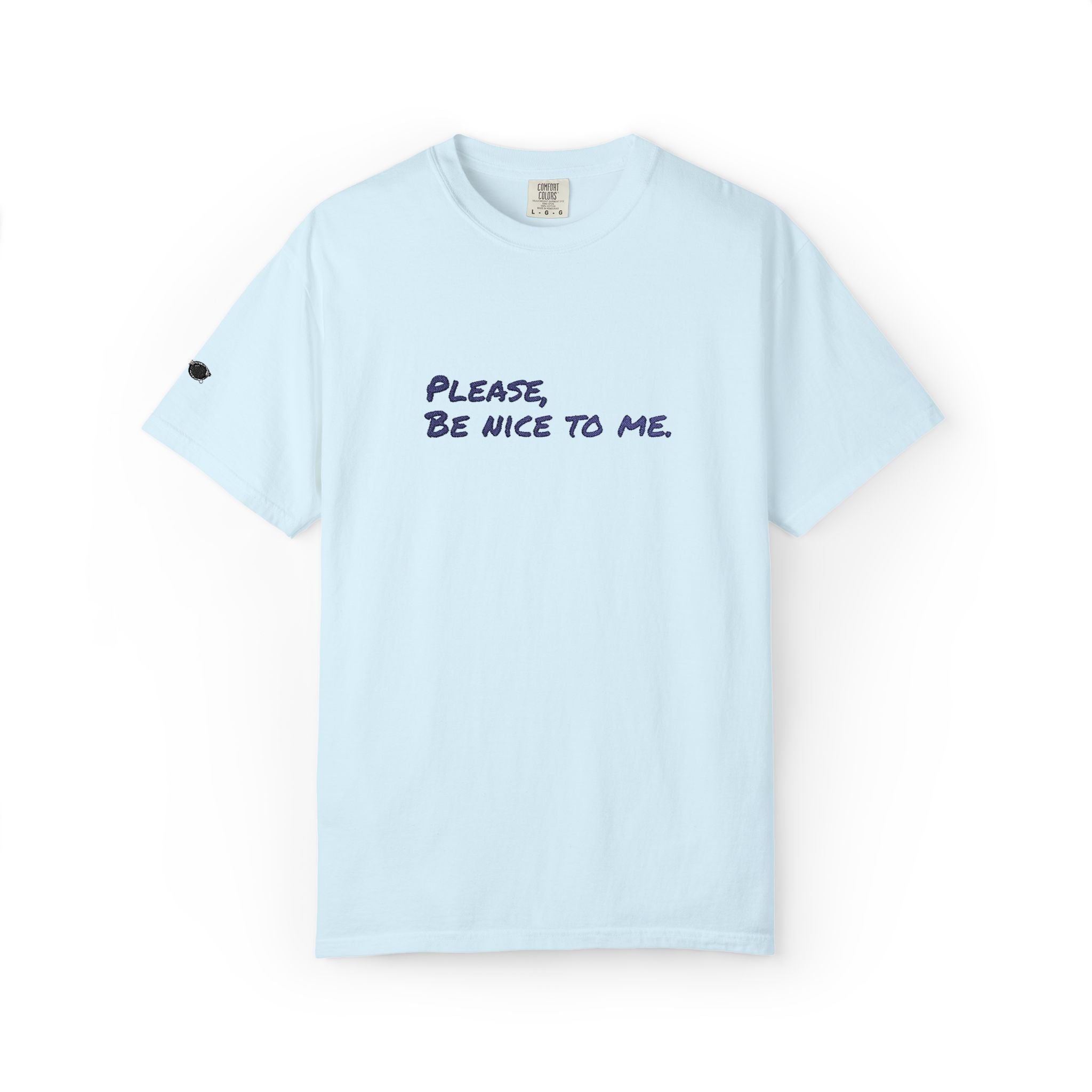 Be Nice Embroidered T-Shirt